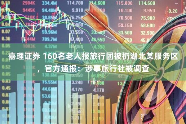 嘉理证券 160名老人报旅行团被扔湖北某服务区，官方通报：涉事旅行社被调查