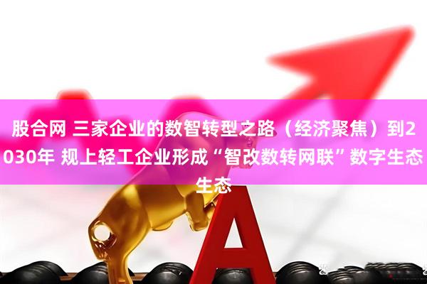 股合网 三家企业的数智转型之路（经济聚焦）到2030年 规上轻工企业形成“智改数转网联”数字生态